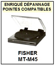 FISHER-MTM45  MT-M45-POINTES-DE-LECTURE-DIAMANTS-SAPHIRS-COMPATIBLES