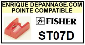 FISHER-ST07D-POINTES-DE-LECTURE-DIAMANTS-SAPHIRS-COMPATIBLES