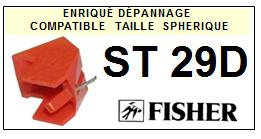 FISHER-ST29D ST-29D-POINTES-DE-LECTURE-DIAMANTS-SAPHIRS-COMPATIBLES
