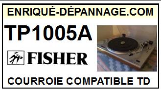 FISHER-TP1005A-COURROIES-ET-KITS-COURROIES-COMPATIBLES