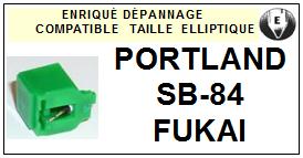 FUKAI-PORTLAND SB84 SB-84-POINTES-DE-LECTURE-DIAMANTS-SAPHIRS-COMPATIBLES