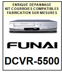 FUNAI-DCVR5500 DCVR-5500-COURROIES-COMPATIBLES