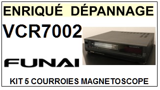 FUNAI-VCR7002-COURROIES-COMPATIBLES