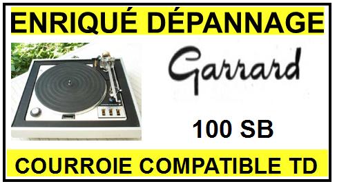 GARRARD-100SB-COURROIES-ET-KITS-COURROIES-COMPATIBLES