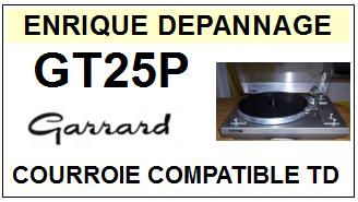 GARRARD-GT25P-COURROIES-COMPATIBLES