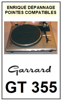 GARRARD-GT355-POINTES-DE-LECTURE-DIAMANTS-SAPHIRS-COMPATIBLES