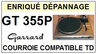 GARRARD-GT355P-COURROIES-COMPATIBLES