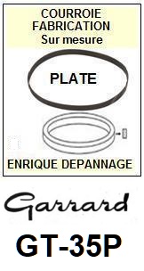 GARRARD-GT35P GT-35P-COURROIES-COMPATIBLES