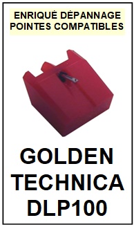 GOLDEN TECHNICA-DLP100-POINTES-DE-LECTURE-DIAMANTS-SAPHIRS-COMPATIBLES