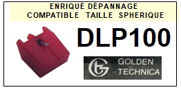 GOLDEN TECHNICA-DLP100-POINTES-DE-LECTURE-DIAMANTS-SAPHIRS-COMPATIBLES