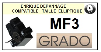 GRADO-MF3-POINTES-DE-LECTURE-DIAMANTS-SAPHIRS-COMPATIBLES