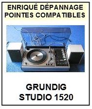 GRUNDIG-STUDIO 1520-POINTES-DE-LECTURE-DIAMANTS-SAPHIRS-COMPATIBLES