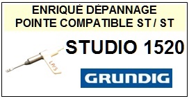 GRUNDIG-STUDIO 1520-POINTES-DE-LECTURE-DIAMANTS-SAPHIRS-COMPATIBLES