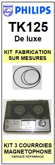 Grundig Kit Courroies Pour Magnétoscope Grundig GV-420 