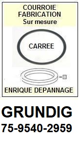 FICHE-DE-VENTE-COURROIES-COMPATIBLES-GRUNDIG-7595402959 75-9540-2959