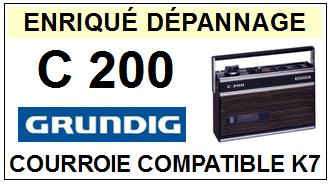 GRUNDIG-C200-COURROIES-COMPATIBLES