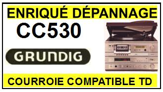 GRUNDIG-cc530-COURROIES-COMPATIBLES