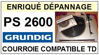 GRUNDIG-PS2600-COURROIES-ET-KITS-COURROIES-COMPATIBLES