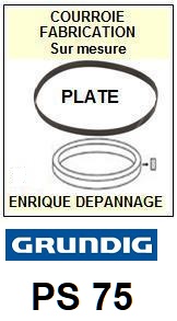 GRUNDIG-PS75-COURROIES-COMPATIBLES