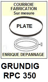 GRUNDIG-RPC350-COURROIES-COMPATIBLES