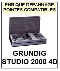 GRUNDIG-STUDIO 2000 4D-POINTES-DE-LECTURE-DIAMANTS-SAPHIRS-COMPATIBLES