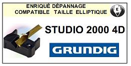 GRUNDIG-STUDIO 2000 4D-POINTES-DE-LECTURE-DIAMANTS-SAPHIRS-COMPATIBLES