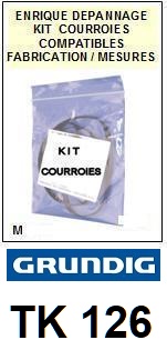 GRUNDIG-TK126-COURROIES-COMPATIBLES