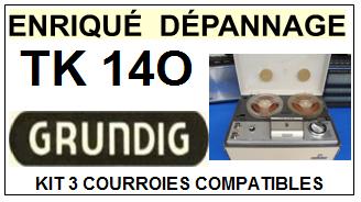 GRUNDIG-TK140-COURROIES-COMPATIBLES