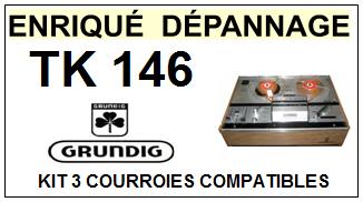 GRUNDIG-TK146-COURROIES-COMPATIBLES