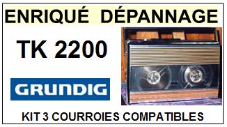 GRUNDIG-TK2200-COURROIES-ET-KITS-COURROIES-COMPATIBLES