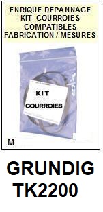 GRUNDIG-TK2200-COURROIES-ET-KITS-COURROIES-COMPATIBLES