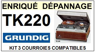 GRUNDIG-TK220-COURROIES-ET-KITS-COURROIES-COMPATIBLES