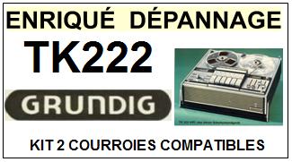 GRUNDIG-TK222-COURROIES-ET-KITS-COURROIES-COMPATIBLES