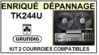 GRUNDIG-TK244U-COURROIES-COMPATIBLES