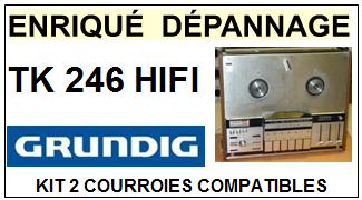 GRUNDIG-TK246 HIFI-COURROIES-ET-KITS-COURROIES-COMPATIBLES