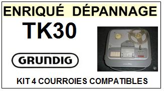 GRUNDIG-TK30-COURROIES-COMPATIBLES