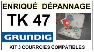 GRUNDIG-TK47-COURROIES-ET-KITS-COURROIES-COMPATIBLES