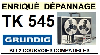 GRUNDIG-TK545-COURROIES-COMPATIBLES