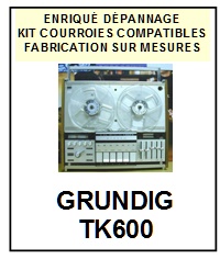 GRUNDIG-TK600-COURROIES-COMPATIBLES
