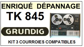 GRUNDIG-TK845-COURROIES-COMPATIBLES