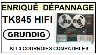 GRUNDIG-TK845 HIFI-COURROIES-ET-KITS-COURROIES-COMPATIBLES