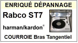 HARMAN KARDON-RABCO ST7-COURROIES-ET-KITS-COURROIES-COMPATIBLES