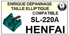 HENFAI-SL220A SL-220A-POINTES-DE-LECTURE-DIAMANTS-SAPHIRS-COMPATIBLES