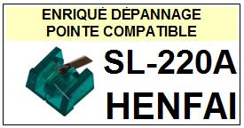 HENFAI-SL220A  SL-220A-POINTES-DE-LECTURE-DIAMANTS-SAPHIRS-COMPATIBLES