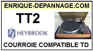 HEYBROOK-TT2-COURROIES-COMPATIBLES