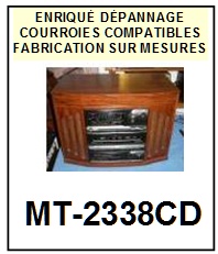 HIFI-MT2338CD MT-2338CD-COURROIES-ET-KITS-COURROIES-COMPATIBLES