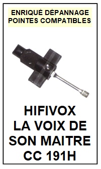 HIFIVOX LA VOIX DE SON MAITRE-CC191H-POINTES-DE-LECTURE-DIAMANTS-SAPHIRS-COMPATIBLES