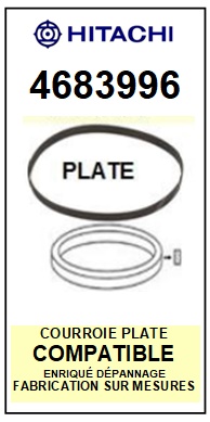 HITACHI-4683996-COURROIES-ET-KITS-COURROIES-COMPATIBLES