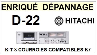 HITACHI-D22 D-22-COURROIES-COMPATIBLES