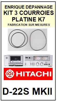 HITACHI-D22SMKII D-22S MKII-COURROIES-ET-KITS-COURROIES-COMPATIBLES